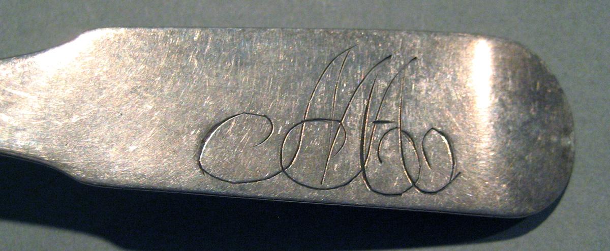 1998.0004.456.002 Silver Spoon engraving
