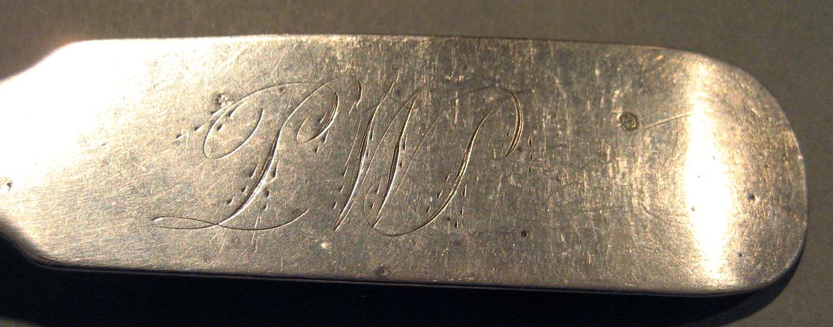 1998.0004.457 Silver Spoon engraving