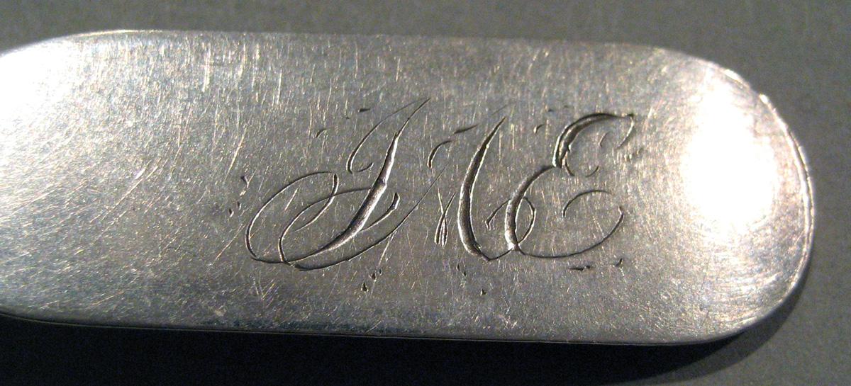 1998.0004.459.001 Silver Spoon engraving