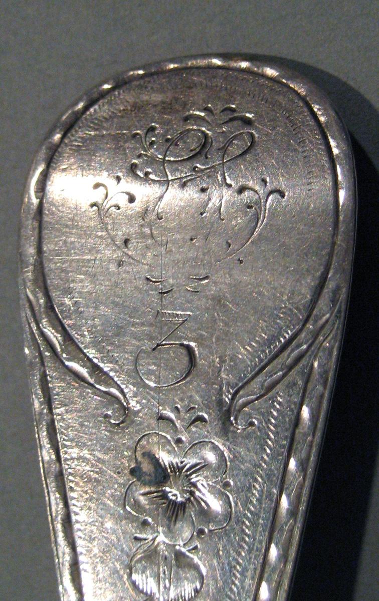 1998.0004.461 Silver Spoon engraving