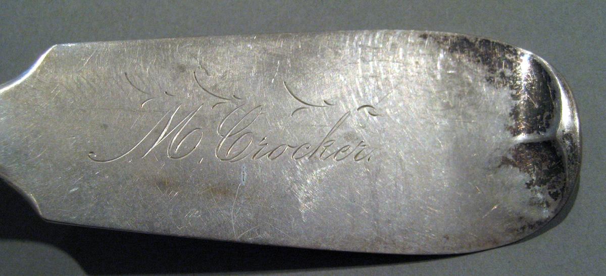 1998.0004.462.001 Silver Spoon engraving