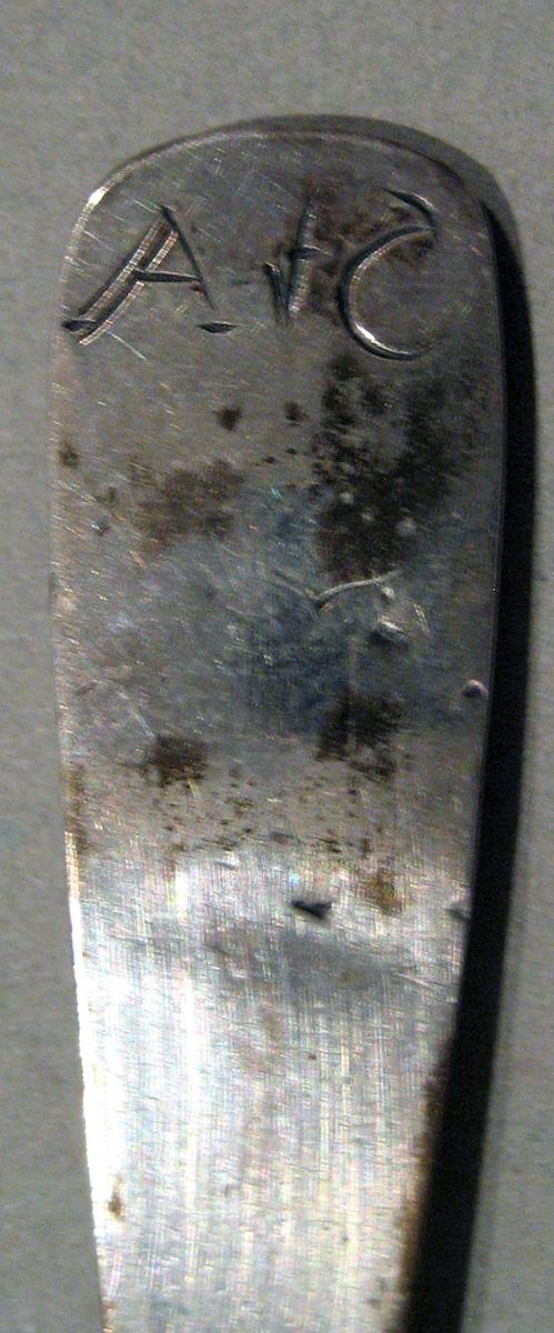 1998.0004.463 Silver Spoon engraving