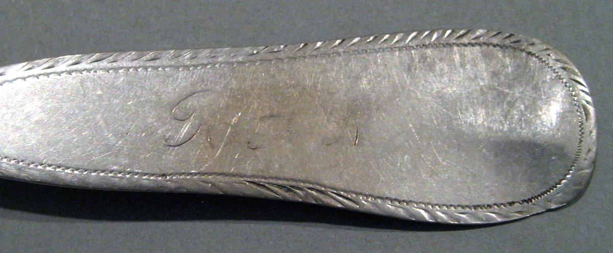 1998.0004.468 Silver Spoon engraving