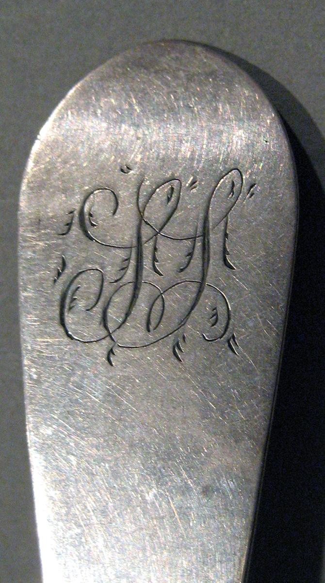 1998.0004.474.001 Silver Spoon engraving