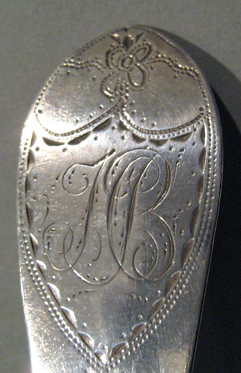 1998.0004.481.001 Silver Spoon engraving