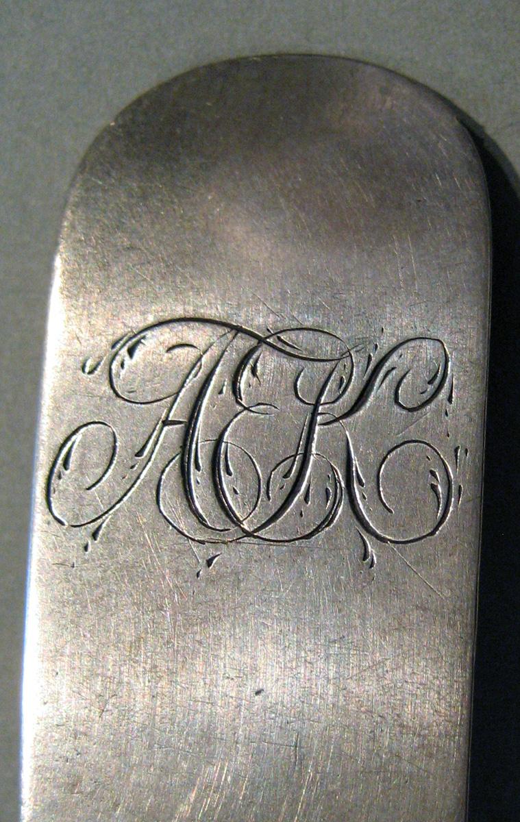 1998.0004.486 Silver Spoon engraving