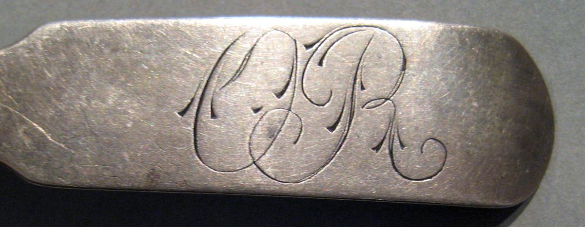 1998.0004.487 Silver Spoon engraving