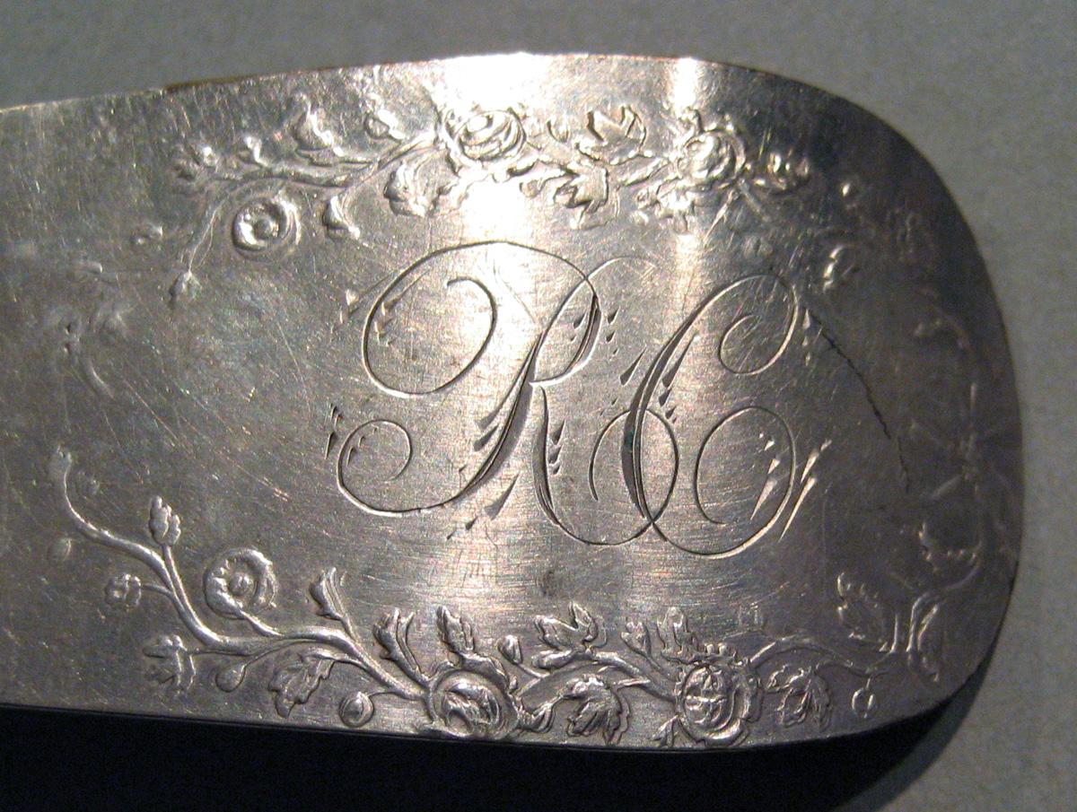 1998.0004.488 Silver Spoon engraving