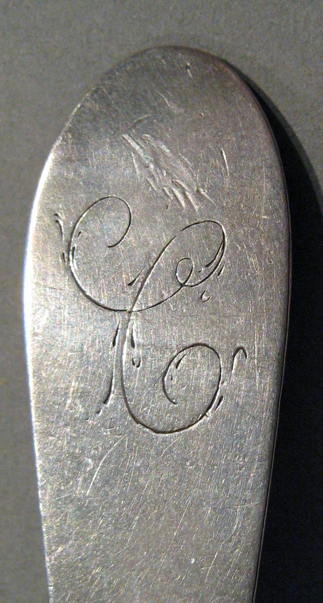 1998.0004.489 Silver Spoon engraving