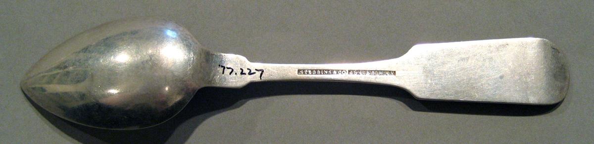 1998.0004.490 Silver Spoon underside