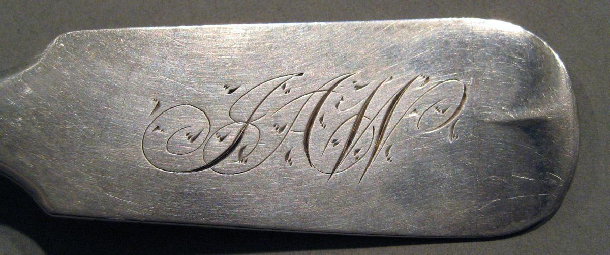 1998.0004.490 Silver Spoon engraving