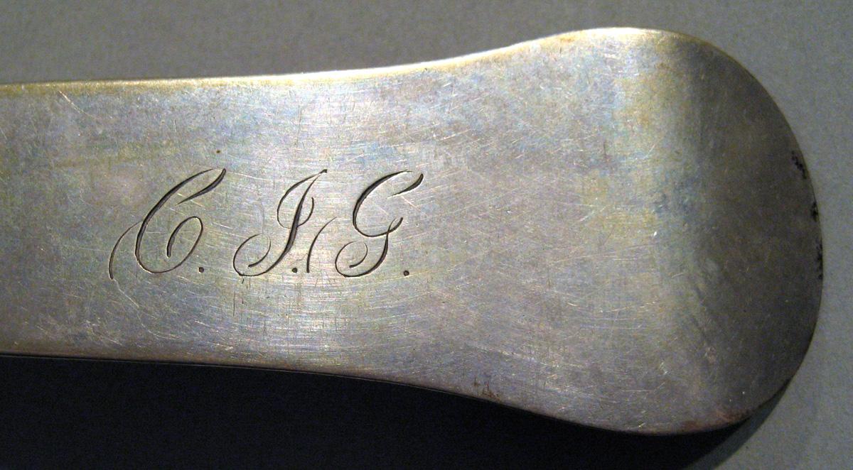 1998.0004.492 Silver Spoon engraving
