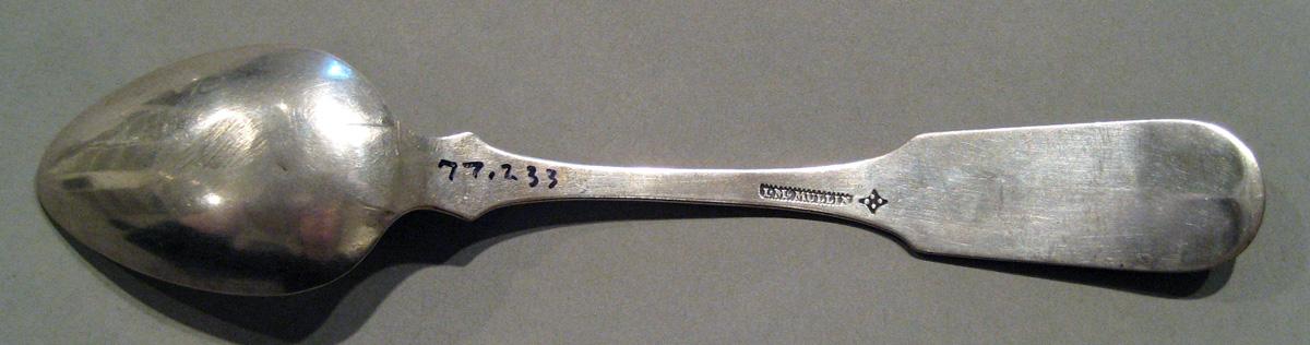 1998.0004.496 Silver Spoon underside