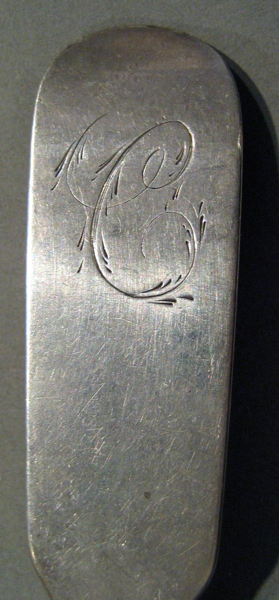 1998.0004.497 Silver Spoon engraving