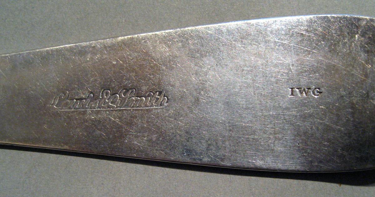 1998.0004.502 Silver Spoon marks