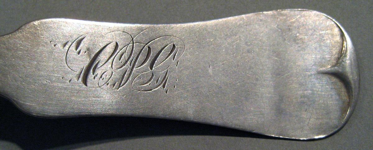 1998.0004.504 Silver Spoon engraving