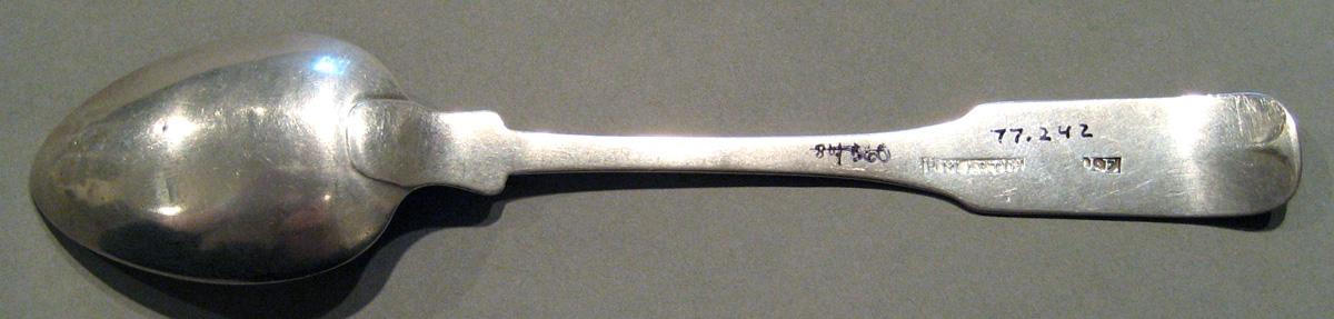 1998.0004.505.002 Silver Spoon underside