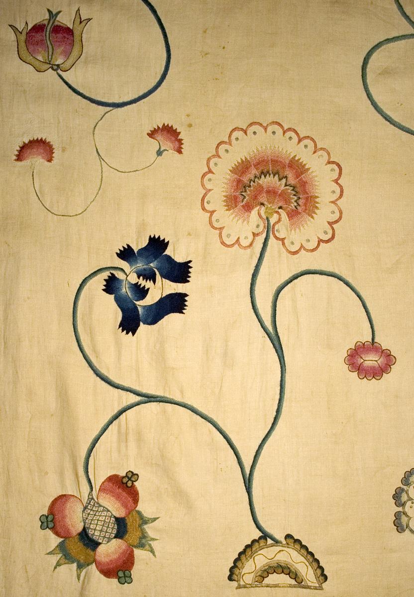 1952.0357.002 Bed Hanging, Headcloth, Pattern Detail
