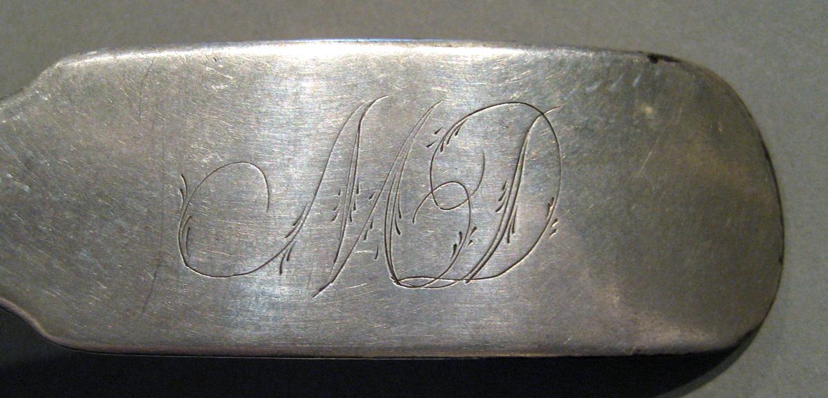 1998.0004.509 Silver Spoon engraving