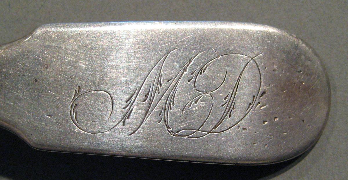 1998.0004.510.001 Silver Spoon engraving