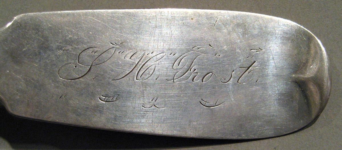 1998.0004.512 Silver Spoon engraving