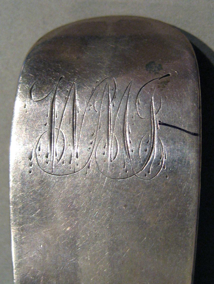 1998.0004.513 Silver Spoon engraving