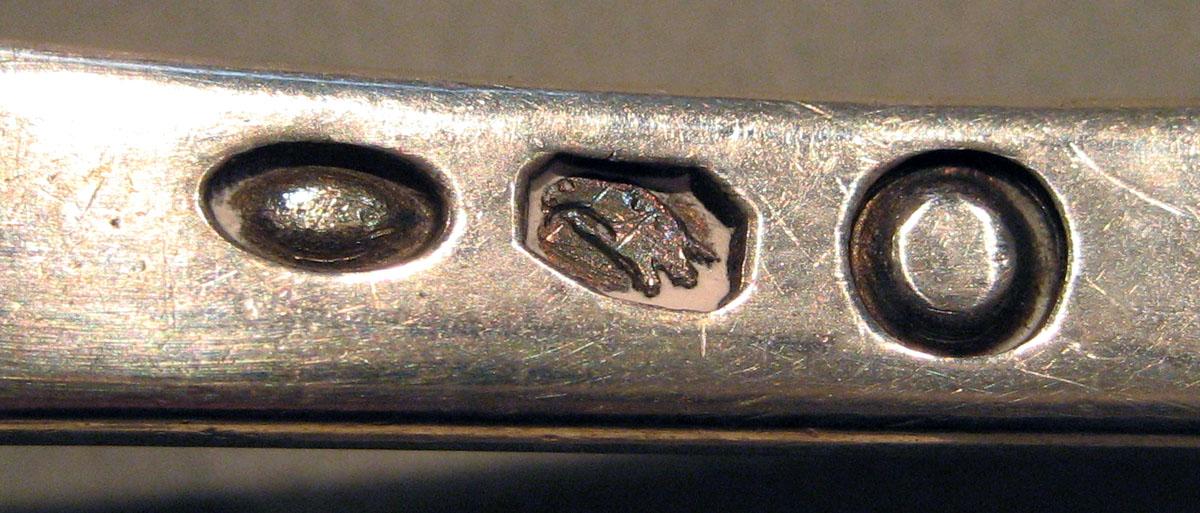 1998.0004.513 Silver Spoon marks 1
