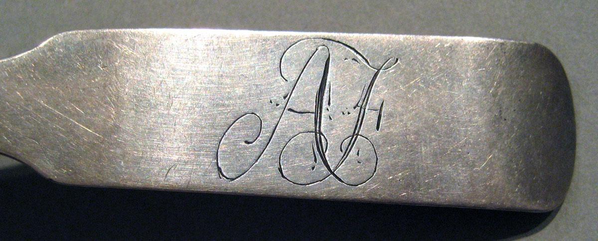 1998.0004.515 Silver Spoon engraving