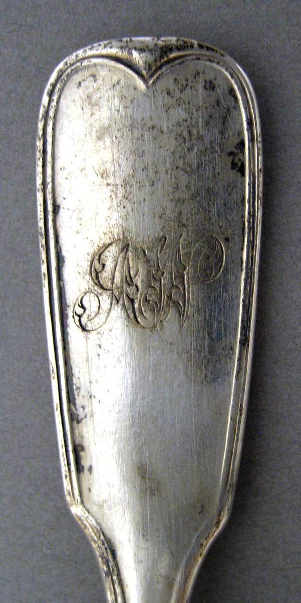 2006.0006.009 Silver Spoon engraving