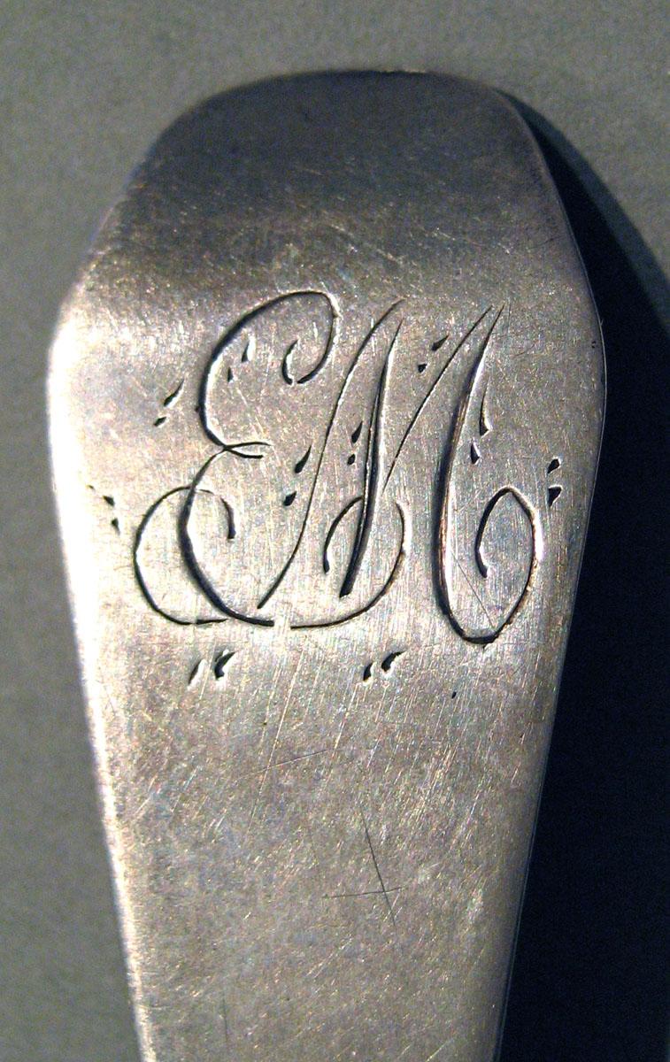 1998.0004.517 Silver Spoon engraving