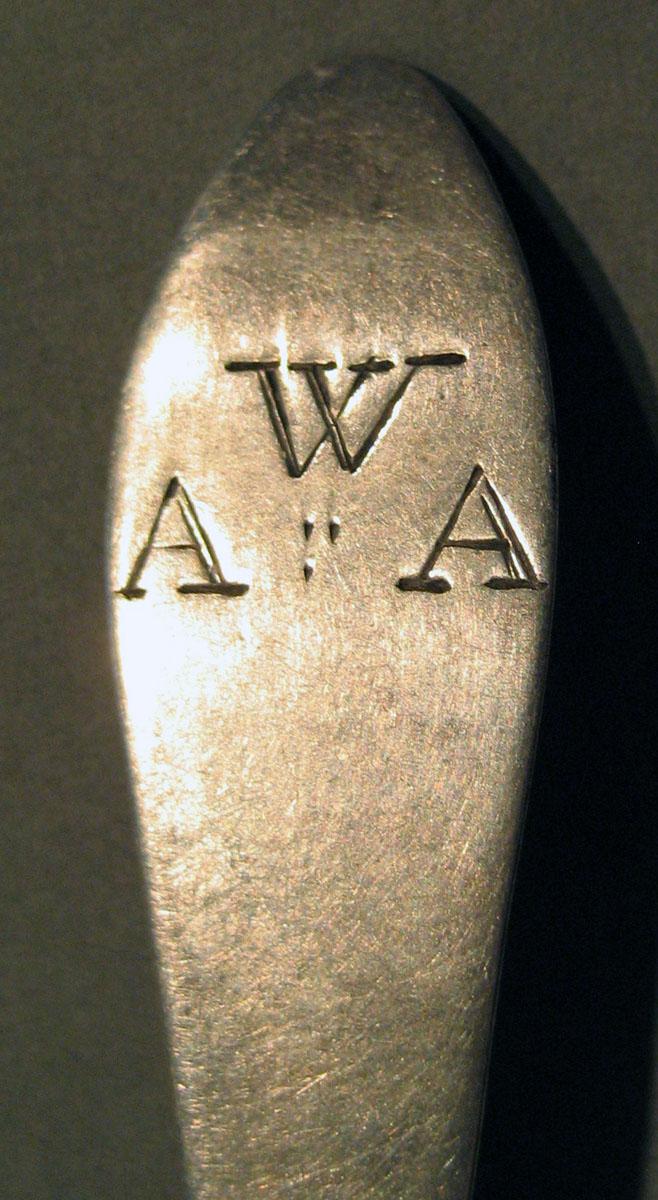 1998.0004.519.001 Silver Spoon engraving