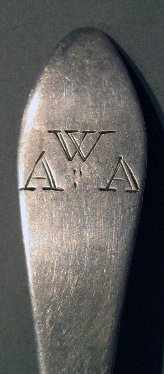 1998.0004.519.002 Silver Spoon engraving
