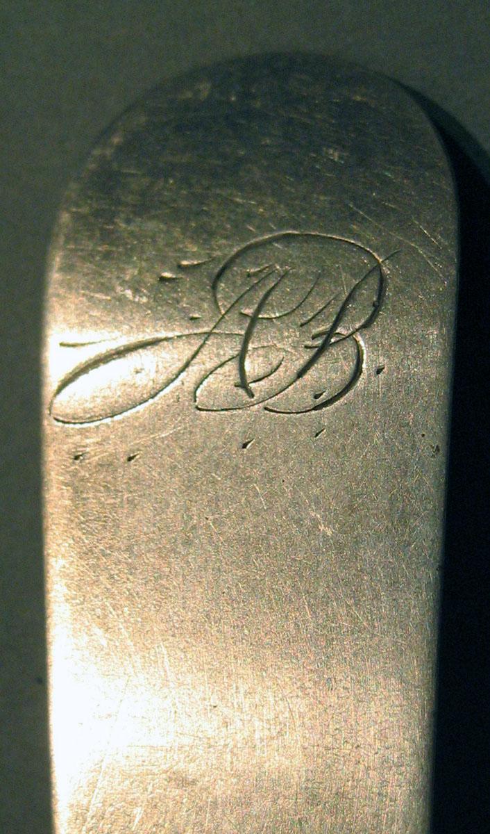 1998.0004.521 Silver Spoon engraving