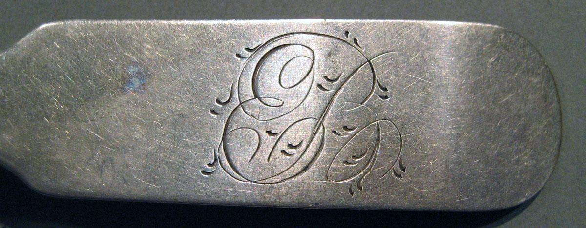 1998.0004.522 Silver Spoon engraving