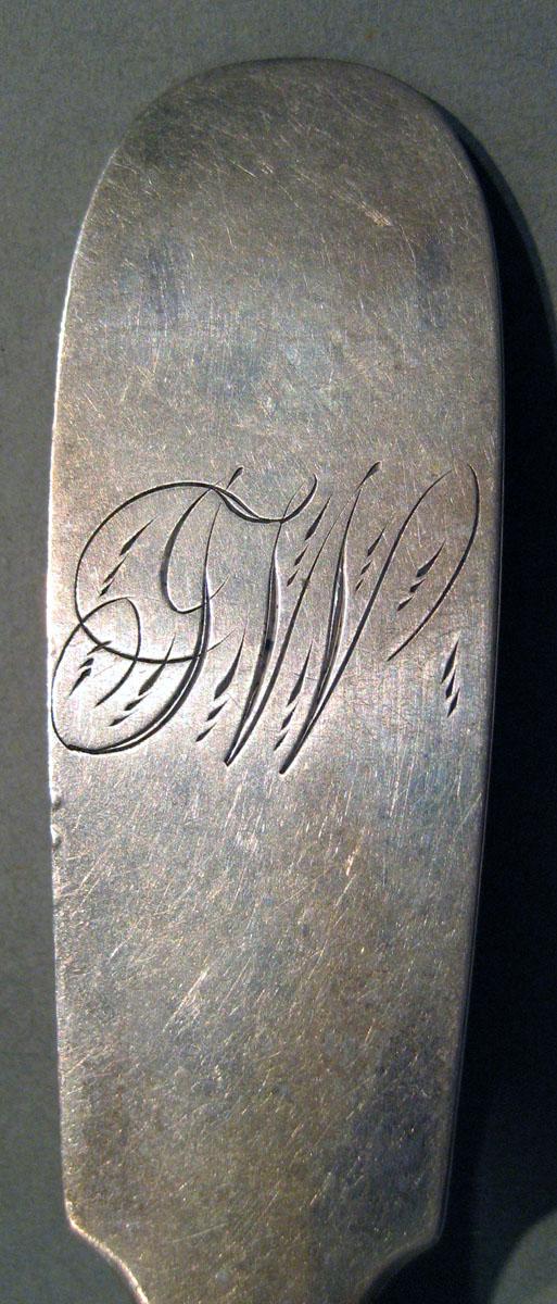 1998.0004.523 Silver Spoon engraving