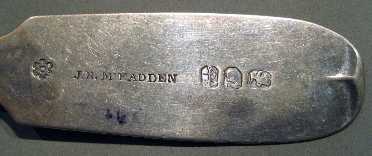 1998.0004.523 Silver Spoon marks