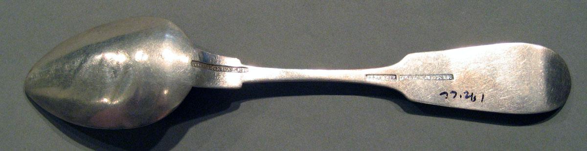 1998.0004.524 Silver Spoon underside