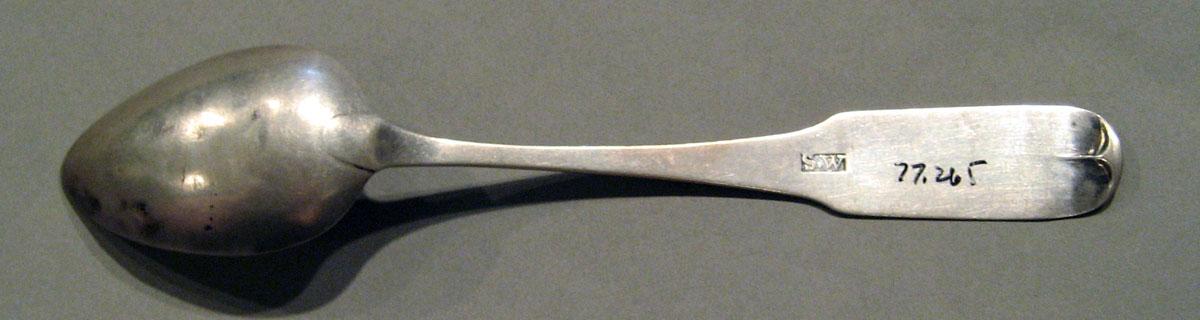 1998.0004.528 Silver Spoon underside