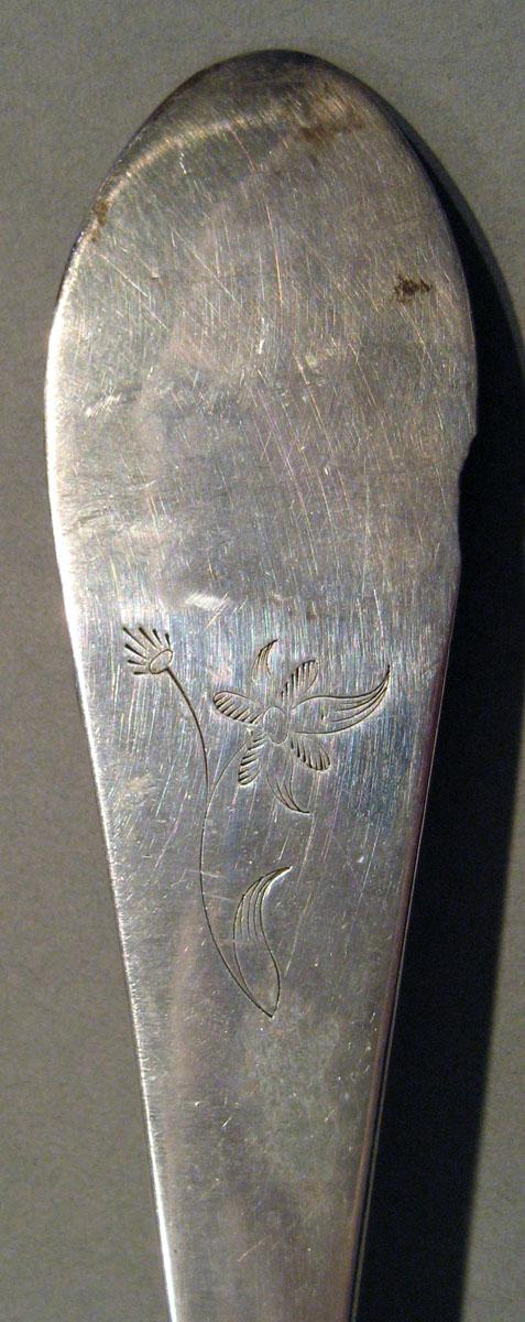 1998.0004.529 Silver Spoon engraving