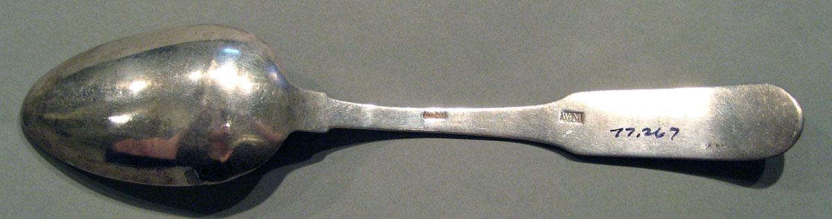 1998.0004.530 Silver Spoon underside
