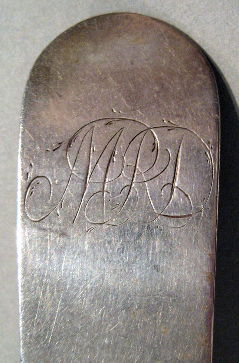 1998.0004.530 Silver Spoon engraving