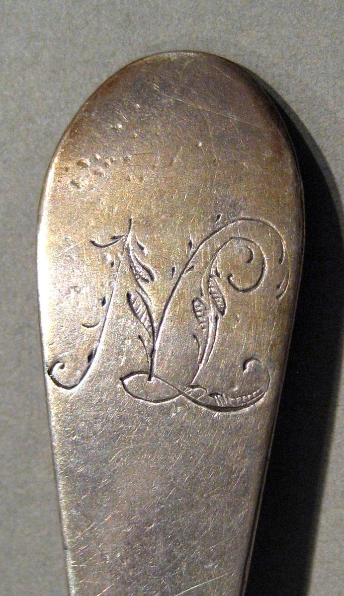1998.0004.531 Silver Spoon engraving