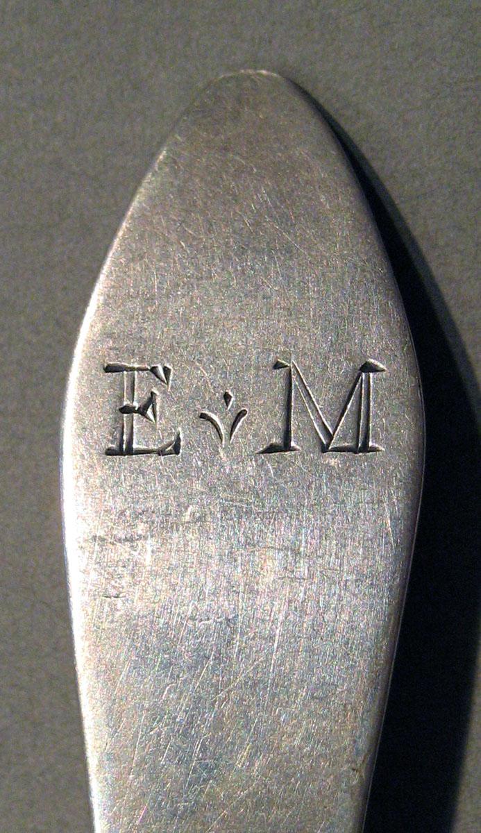 1998.0004.533 Silver Spoon engraving