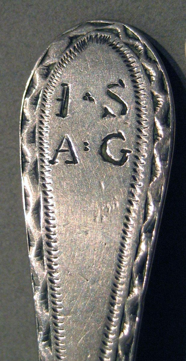 1998.0004.535 Silver Spoon engraving