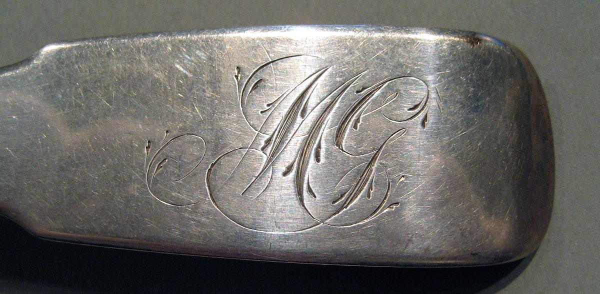 1998.0004.540 Silver Spoon engraving