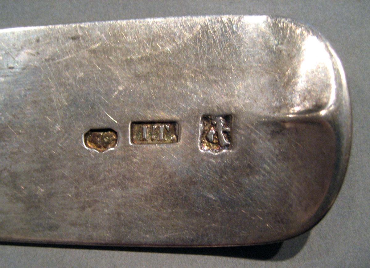 1998.0004.540 Silver Spoon marks