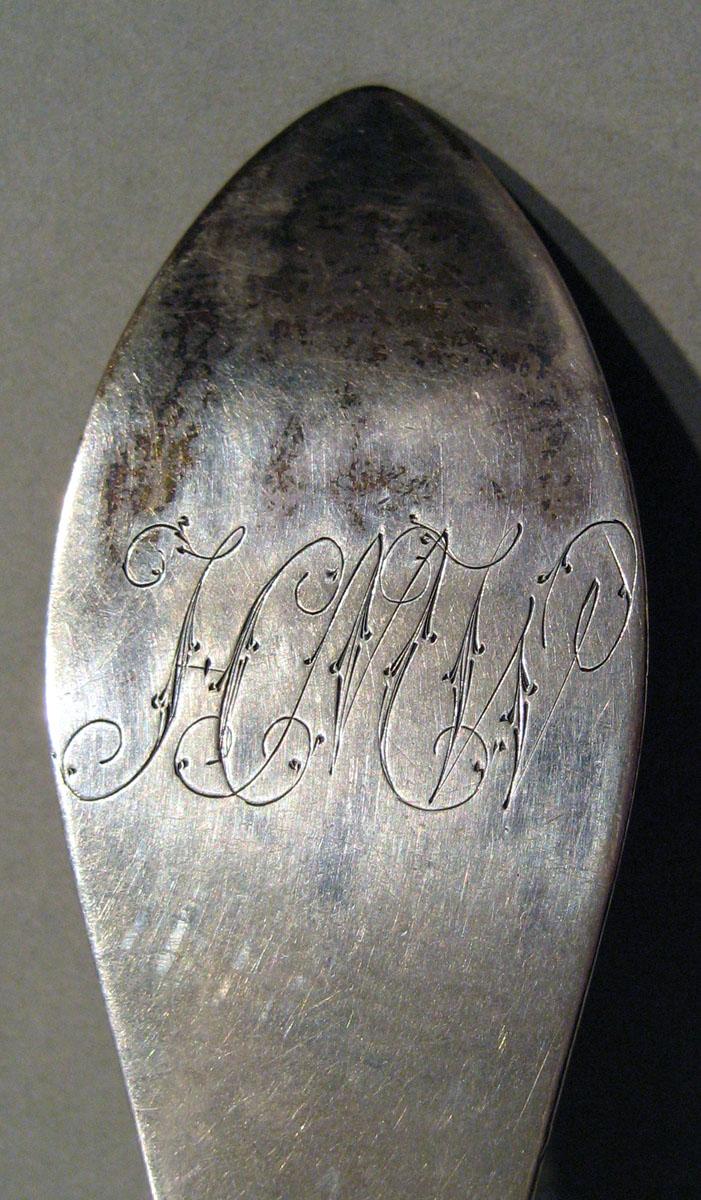 1998.0004.541 Silver Spoon engraving