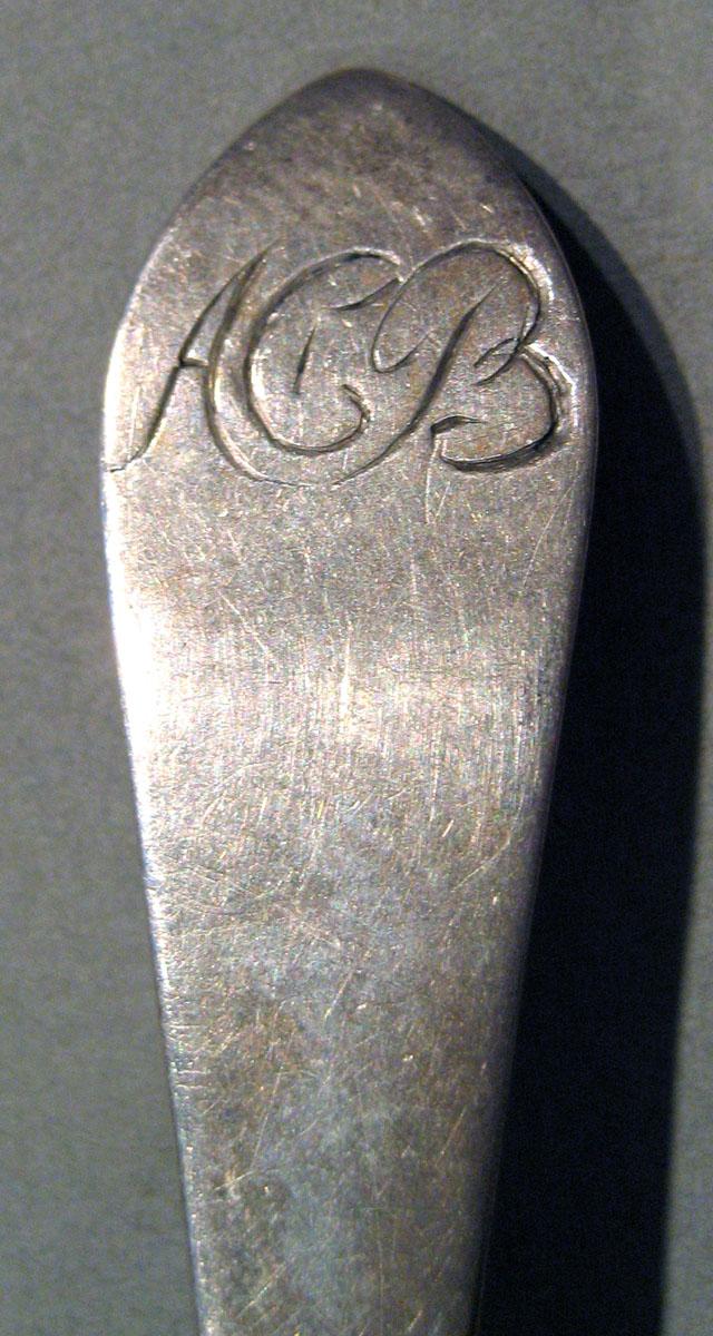 1998.0004.544 Silver Spoon engraving