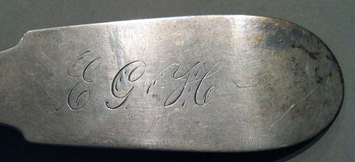 1998.0004.546 Silver Spoon engraving