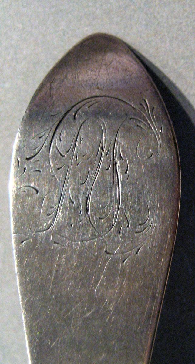 1998.0004.548 Silver Spoon engraving